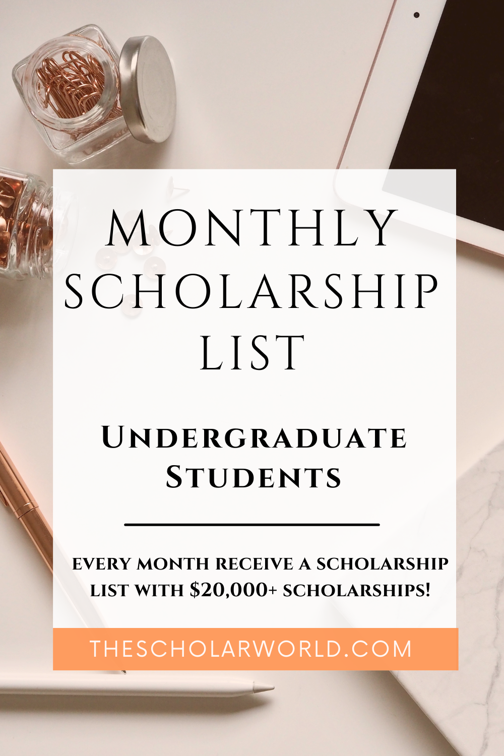Monthly Scholarships Subscription