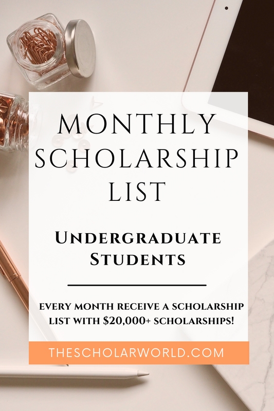 Monthly Scholarships Subscription