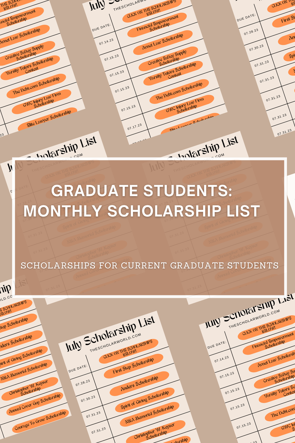 Graduate Students: Monthly Scholarship Subscription